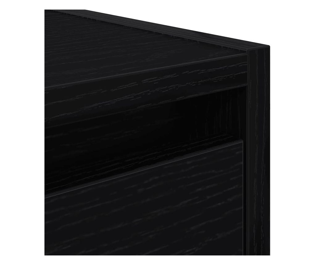 Zidni noćni ormarić 2 kom crni hrast 38x34x40 cm - 9