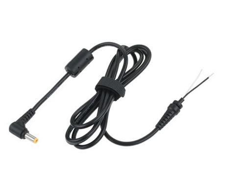 Montažni kabel z vtičem 5,5/2,5 kotni