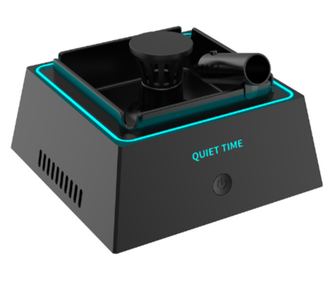 Scrumiera electrica moderna cu aspirare, Adsinio, 2 nivele de absorbtie, Purificator de aer incorporat, Lumina LED, odor lock, S