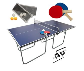 Masa de ping-pong pliabila cu accesorii