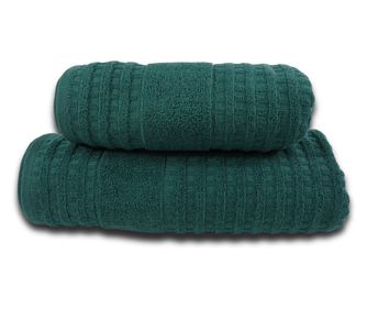 Set 2 prosoape absorbante si rezistente la decolorare, 100% Bumbac Jacquard, densitate 480 gsm, 50x100cm + 70x140 cm, Asterius,