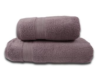 Set 2 prosoape absorbante si rezistente la decolorare, 100% MicroBumbac, densitate 430 gsm, 50x100cm + 70x140 cm, Nicander, Lila