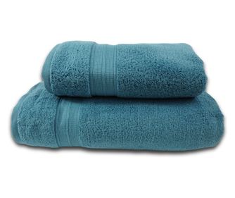 Set 2 prosoape absorbante si rezistente la decolorare, 100% MicroBumbac, densitate 430 gsm, 50x100cm + 70x140 cm, Nicander, Petr
