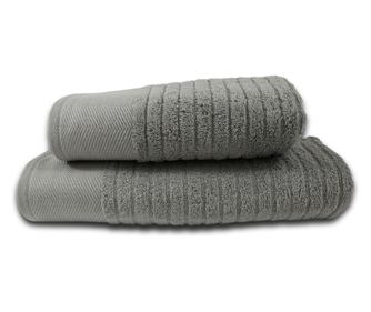 Set 2 prosoape absorbante si rezistente la decolorare, 100% Bumbac Jacquard, densitate 540 gsm, 50x100cm + 70x140 cm, Scipio, Gr