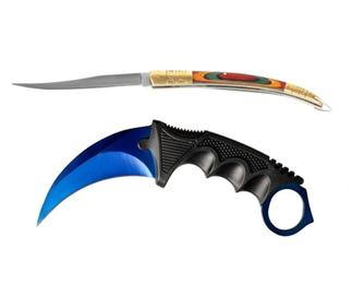 Σετ μαχαιριών Karambit και ισπανικών μαχαιριών, από ανοξείδωτο ατσάλι, 19 cm