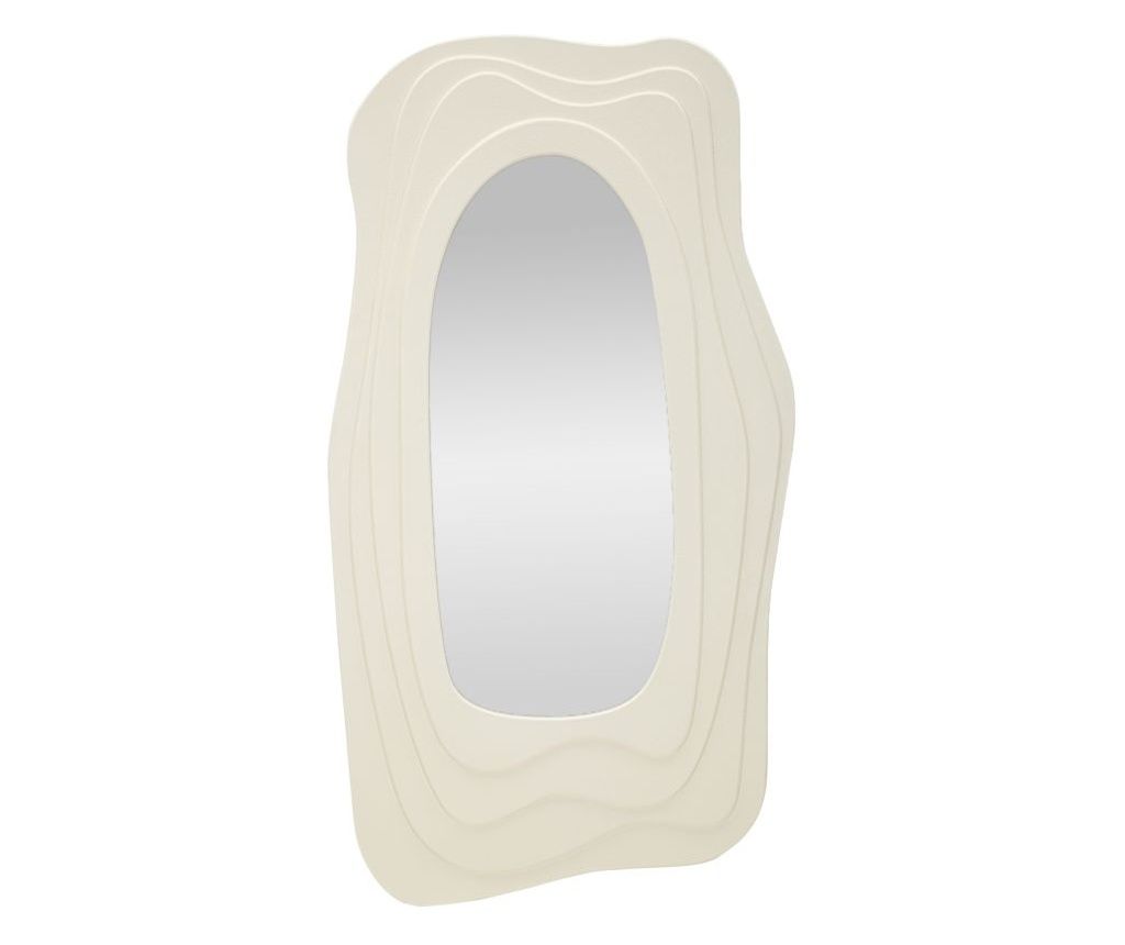 Zidno ogledalo, dafne bijelo cm 90x4x165