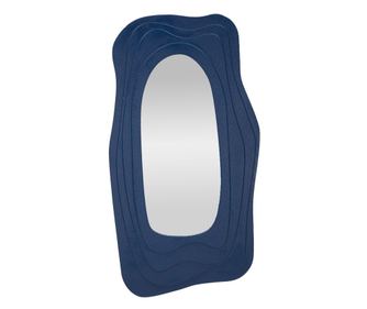 STENSKO OGLEDALO DAFNE MODRE BARVE CM 90X4X165