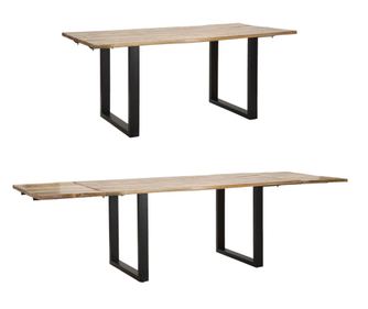 ΤΡΑΠΕΖΑΡΙΑ EDGE -ΕΠΕΚΤΕΙΝΟΜΕΝΗ- CM 180X90X77-ΣΥΝΟΛΙΚΟ ΜΗΚΟΣ 280 (ΞΥΛΟ ΜΑΝΓΚΟ)