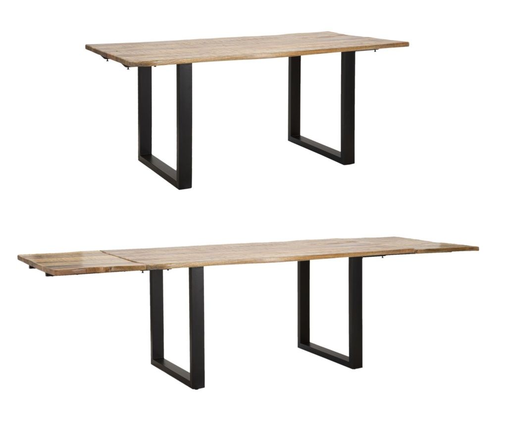Dining Table Edge Brown 180 cm