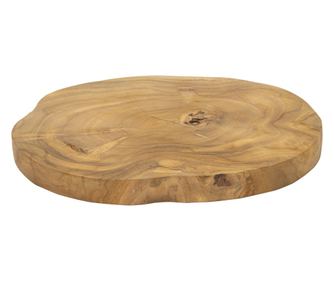 Dekoráció, nem alkalmas élelmiszerrel való használatra, Pokon teak tálca cm ø 25x2