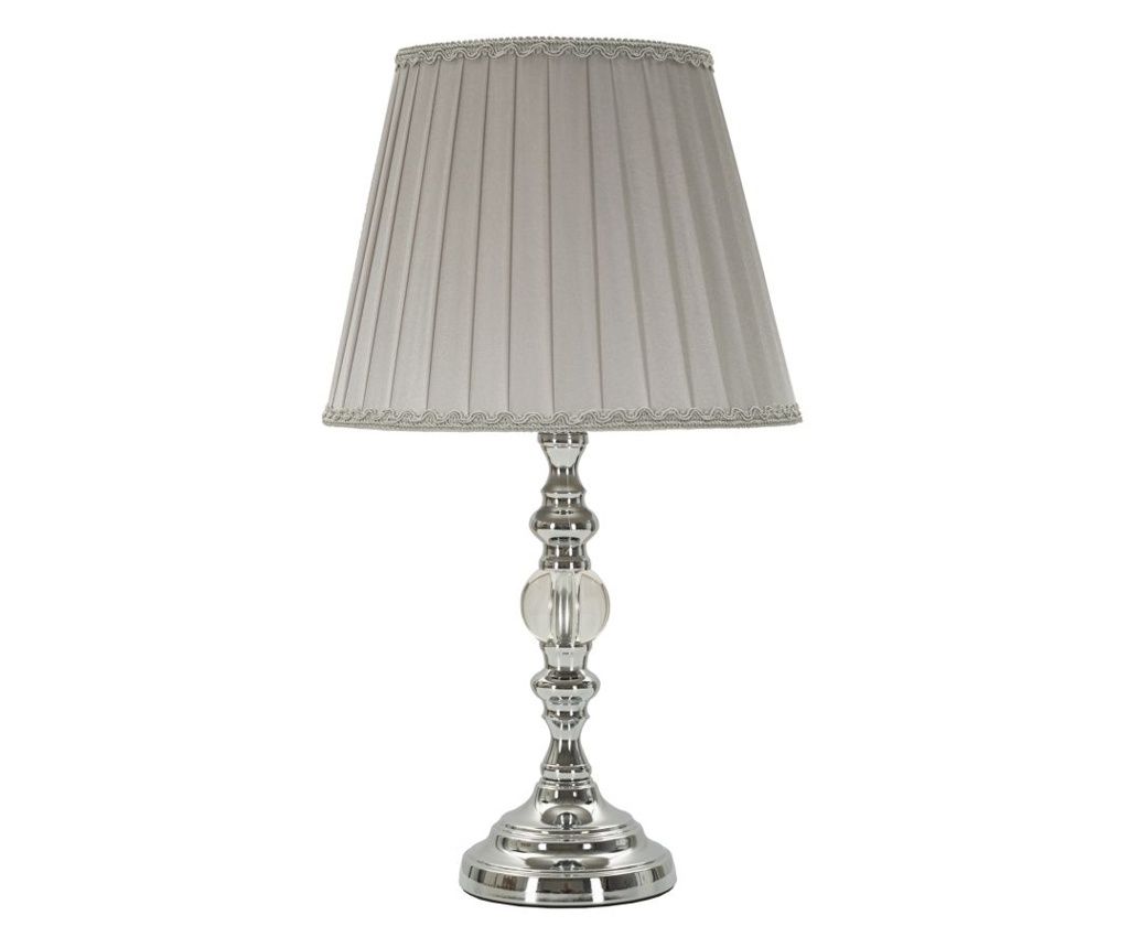 Stolna svjetiljka Tilly srebrna 25 cm
