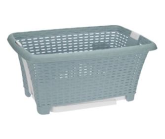 Καλάθι ρούχων με πόδια Excellent Houseware, πολυπροπυλένιο, 60x40x60 εκ., βερνίλ