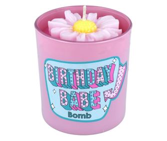 Lumanare parfumata in vas de sticla Birthday Babe Flower Bomb Cosmetics