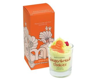 Lumanare parfumata in vas de sticla Gingerbread Cookies Piped Bomb Cosmetics