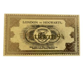 Bagheta Magica Harry Potter, Interior Otel, 36cm, Kama, Bilet de Tren catre Lumea Magica, Semn de Carte THK®
