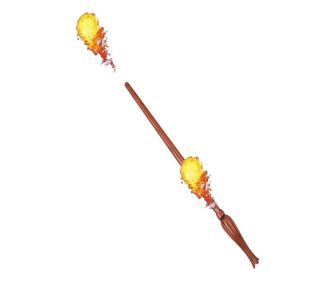 THK Bagheta Magica Harry Potter cu mingi de foc - 1x Luna-Foc Hartie incendio, Incarcator Usb, Bilet tren catre scoala de magie