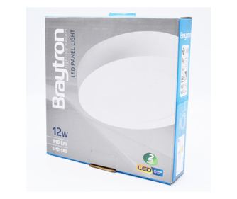 Spot LED 12W Aplicat, Rotund, Braytron, 910lm, Lumina Neutra (4200K), Alb