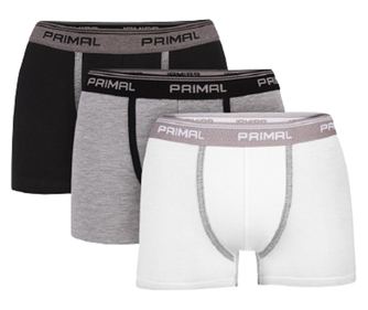 Σετ 3 Boxeri barbati Primal, Πολύχρωμο, Marime XL Multicoor XL INTL