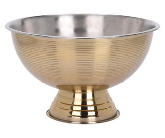 Смути купа Excellent Houseware с поставка, неръждаема стомана, 39x24 см, златисто