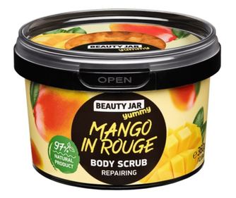 Scrub pentru corp reparator Yummy Mango in Rouge, 360 g