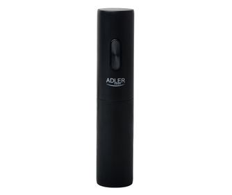 Електрически тирбушон Adler AD 4509, 20-24 мм, Нож за фолио, Черен