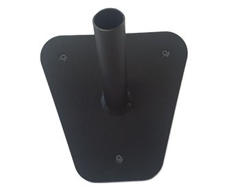 Metalni držač zastave model 6, 200x200 mm, crni