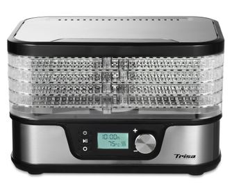 Deshidrator fructe si legume Trisa Healthy Snack 7772.7510, putere 380W, display LCD, deshidratare pe 5 straturi, ventilator cir
