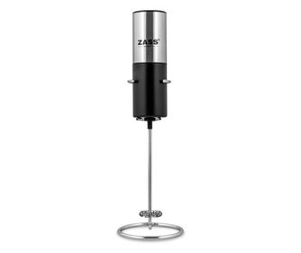 Spumator de lapte electric ZASS Gourmet ZEMF 02, Functionare cu baterii (neincluse), Otel inoxidabil de inalta calitate, Include