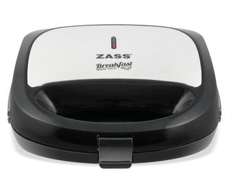 Sandwich-Maker multifunctional (3 in 1) Zass ZSMD 04, putere 750W, 3 placi teflonate 23x13cm pentru grill, sandvisuri si vafe