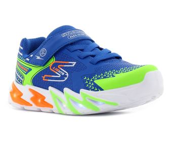 Pantofi pentru copii Skechers Flex - Glow Bolt, albastru intermitent