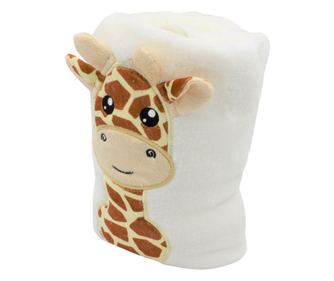 Plišani pokrivač s likom žirafe