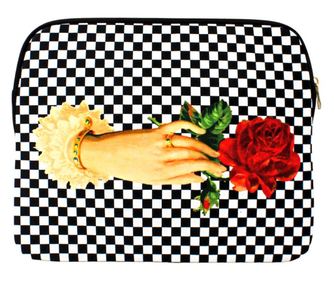 Bársony tablettáska ESTETIQUE ROSE 13"