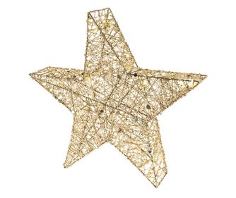 Meleg Fehér Karácsonyi Csillag, Ünnepi 40 cm