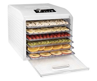 Dehidrator hrane 6 pladnjeva, 500 W, podešavanje temperature, timer