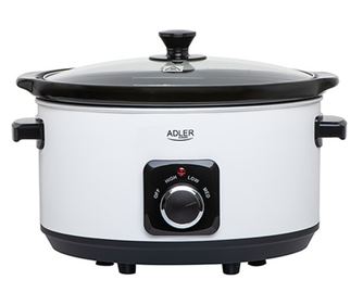 Multicooker Adler LCD 18 programa, 6l, 2400W, bijela