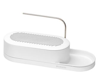 Органайзер за мивка Brabantia SinkStyle 1008501, Минерализирано покритие, Устойчив на корозия, Бял