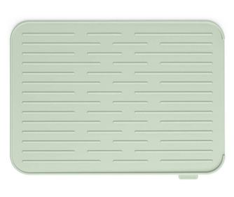 Силиконова подложка за сушене на съдове Brabantia SinkSide 1005607, 43.5x32.5 см, Сгъваема, Светлозелен