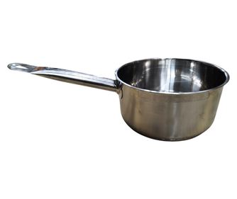 Cratiță Schmitter cu Coadă din Inox  Dimensiuni Variate 14 cm