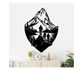 Dekorativni metalni zidni dodatak