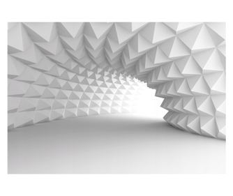 Fototapeta 3D Tunel 350x250 cm Moderni Vlies Tapeta Spavaća soba Dnevni boravak