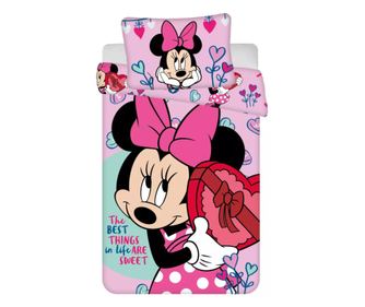 Disney Minnie ovis ágyneműhuzat xoxo 100x135cm 40x60cm
