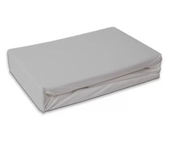Szürke frottír ovis gumis lepedő 60x120cm