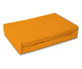 Narancssárga frottír ovis gumis lepedő orange 60x120cm