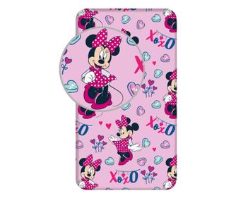 Disney Minnie gumis lepedő xoxo 90x200cm