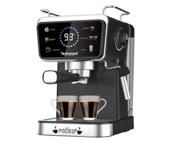 Espressor Techwood TCA-1386EXN, 20 bar, capsule Nespresso sau cafea macinata, 1.5L