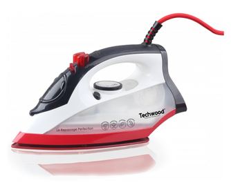 Fier de calcat Techwood TFV-2405C, 2400W, talpa ceramica, termostat, 300ml, putere aburi 30g/min