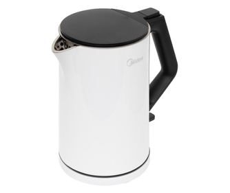 Midea MK-15H01A vízforraló, max. 2200 W, 1,5 L, duplafalú, fehér-fekete