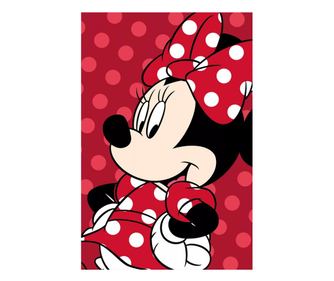 Disney Minnie polár takaró red 100x150cm (microflanel)
