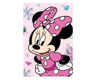 Disney Minnie polár takaró flowers 100x150cm (microflanel)