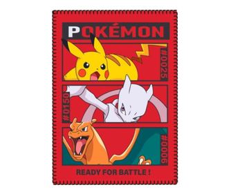 Pokémon polár takaró red 100x140cm